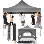 10x10 Pop-Up Canopy Tent with Sidewalls