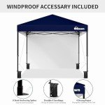Navy Blue 10x10ft Pop Up Canopy Tent
