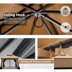 10'x10' Outdoor Gazebo with Netting by ABCCANOPY