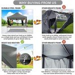 10x10 Pop-Up Canopy Tent with Sidewalls
