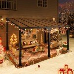 Aoxun 10'x14' Wall-Mounted Patio Gazebo