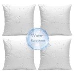 Waterproof Outdoor Pillow Inserts – Set of 4