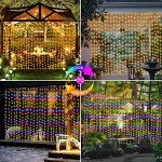 600 LED Dual Color Curtain Fairy Lights
