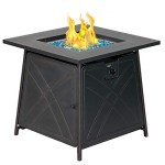 BALI OUTDOORS 28" Propane Fire Pit Table