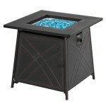 BALI OUTDOORS 28" Propane Fire Pit Table