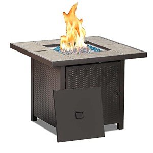 Bali Outdoors 32" Propane Gas Fire Pit Table
