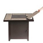 Bali Outdoors 32" Propane Gas Fire Pit Table