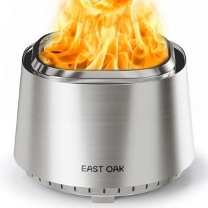 EAST OAK 21'' Smokeless Outdoor Fire Pit