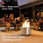 EAST OAK 21'' Smokeless Outdoor Fire Pit