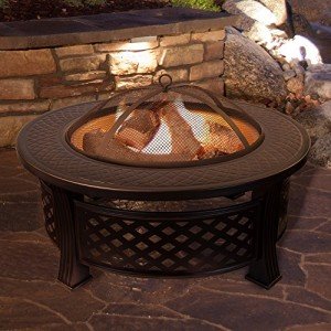 32-Inch Wood-Burning Fire Pit for Patio