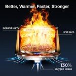 EAST OAK 21'' Smokeless Outdoor Fire Pit