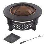 32-Inch Wood-Burning Fire Pit for Patio