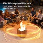 EAST OAK 21'' Smokeless Outdoor Fire Pit