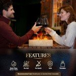 Portable Tabletop Fire Pit with Roasting Sticks