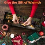 Rectangle Tabletop Fire Pit with S'mores Sticks