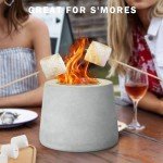 Gainsboro Mini Portable Concrete Tabletop Fire Pit