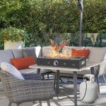 Onlyfire 28" Outdoor Gas Fire Pit Table