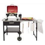 Cuisinart Outdoor Table & Grill Stand, Black/Silver
