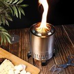 Outdoor Smokeless Tabletop Fire Pit with Accessories