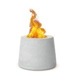 Gainsboro Mini Portable Concrete Tabletop Fire Pit