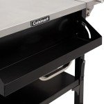 Cuisinart Outdoor Table & Grill Stand, Black/Silver