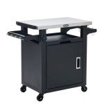NUUK Outdoor Grill Cart with Storage Drawer