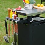 NUUK Outdoor Grill Cart with Storage Drawer