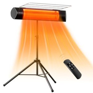 EAST OAK 1500W Waterproof Infrared Patio Heater