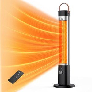 Infrared Electric Patio Heater with Remote Control