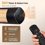 EAST OAK 1500W Waterproof Infrared Patio Heater