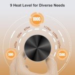 Infrared Electric Patio Heater with Remote Control