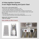 East Oak 48,000 BTU Stainless Steel Patio Heater