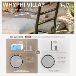 6-Piece Light Grey Metal Outdoor Sectional Sofa Set