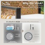 Modern Wicker Patio Furniture Set for 4