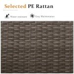 Wisteria Lane Outdoor Wicker Armless Sofa Set