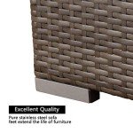 Wisteria Lane Outdoor Wicker Armless Sofa Set