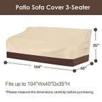 Waterproof Heavy Duty 3-Seater Patio Sofa Cover