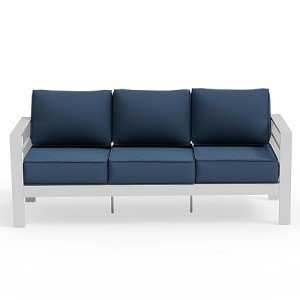 Outdoor Aluminum Sofa with Thick Cushions