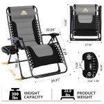 Colegence XL Oversized Zero Gravity Lounge Chair