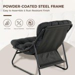 Comfy Dark Gray Outdoor Lounge Chair Set