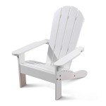 White Wooden Adirondack Chair for Kids