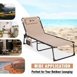 Villey Oversize Folding Lounge Chair - Beige
