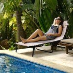 Villey Oversize Folding Lounge Chair - Beige