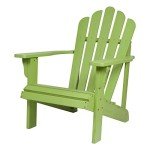 Lime Green Adirondack Chair for Outdoor Relaxation