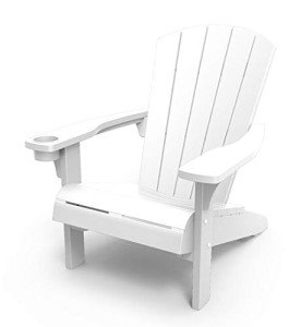 Keter Alpine Adirondack Outdoor Chairs with Cup Holder