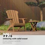Extra Tall Adirondack Chair for Patio Comfort