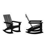 Adirondack Rocking Chair Set for Outdoor Spaces