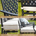 Stackable Outdoor Dining Chairs Set of 4
