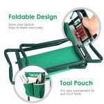 TomCare Foldable Garden Kneeler and Seat with Tool Bag