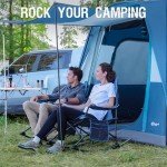 Portable Folding Rocking Chair with Cup Holder